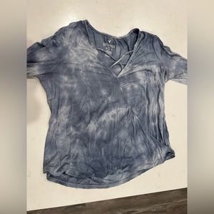 Long bell sleeve shirt